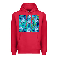 Cardinal dolphin tumbler Premium Hoodie - BarkalooDesign
