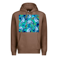 Chestnut dolphin tumbler Premium Hoodie - BarkalooDesign