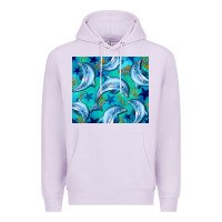 Lilac dolphin tumbler Premium Hoodie - BarkalooDesign
