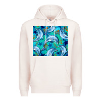 Pale Pink dolphin tumbler Premium Hoodie - BarkalooDesign