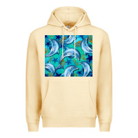 Pina Colada dolphin tumbler Premium Hoodie - BarkalooDesign
