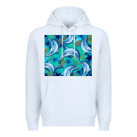 White dolphin tumbler Premium Hoodie - BarkalooDesign