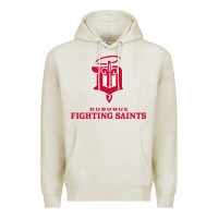 Oatmeal Heather fighting saints Premium Hoodie - linhVisuals