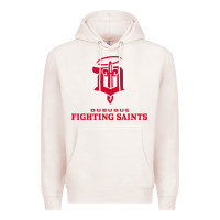 Pale Pink fighting saints Premium Hoodie - linhVisuals