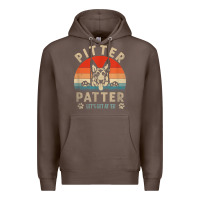 Coffee pitter tshirt patter german shepherd dog funny vintage retro t shirt Premium Hoodie - linhVisuals