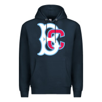 Navy brooklyn Premium Hoodie - linhVisuals