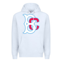 White brooklyn Premium Hoodie - linhVisuals