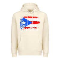 Sandshell puerto rico boricua vintage puerto rican flag pride t shirt Premium Hoodie - linhVisuals
