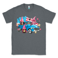Charcoal Heather American truck gnomes Classic Tee - FaDigitalArtStudio