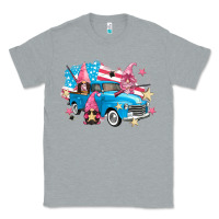Heather Grey American truck gnomes Classic Tee - FaDigitalArtStudio