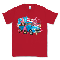 Red American truck gnomes Classic Tee - FaDigitalArtStudio