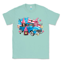 Seafoam American truck gnomes Classic Tee - FaDigitalArtStudio
