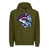 Army Green the-binghamton-rumble-ponies-pen Premium Hoodie - linhVisuals