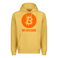 Antique Gold my bitcoin Premium Hoodie - linhVisuals
