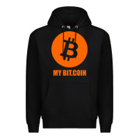 Black my bitcoin Premium Hoodie - linhVisuals