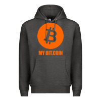 Charcoal Heather my bitcoin Premium Hoodie - linhVisuals