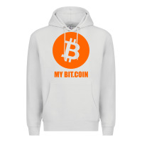 Dove Grey my bitcoin Premium Hoodie - linhVisuals