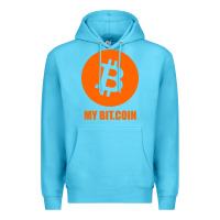 Ocean Blue my bitcoin Premium Hoodie - linhVisuals