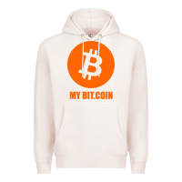 Pale Pink my bitcoin Premium Hoodie - linhVisuals