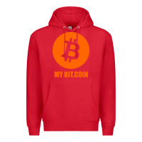 Red my bitcoin Premium Hoodie - linhVisuals