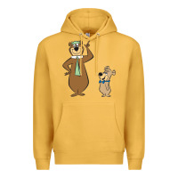 Mustard Yogi Bear Premium Hoodie - linhVisuals