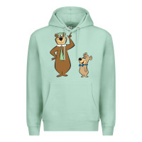 Seafoam Yogi Bear Premium Hoodie - linhVisuals