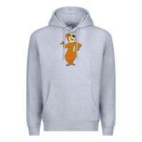 Heather Grey Yogi Bear Premium Hoodie - linhVisuals