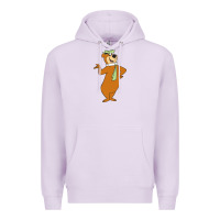 Lilac Yogi Bear Premium Hoodie - linhVisuals