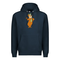 Navy Yogi Bear Premium Hoodie - linhVisuals