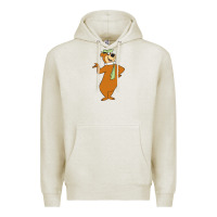Oatmeal Heather Yogi Bear Premium Hoodie - linhVisuals