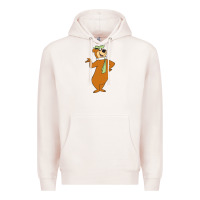 Pale Pink Yogi Bear Premium Hoodie - linhVisuals