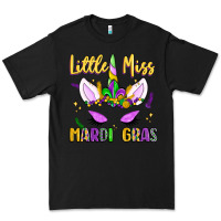 Black little miss mardi gras Premium Tee - LillyAllenDesigns