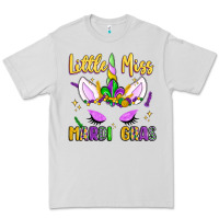 Dove Grey little miss mardi gras Premium Tee - LillyAllenDesigns
