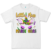 White little miss mardi gras Premium Tee - LillyAllenDesigns
