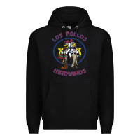 Black Los Pollos de Hermanos Premium Hoodie - linhVisuals