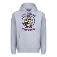 Heather Grey Los Pollos de Hermanos Premium Hoodie - linhVisuals