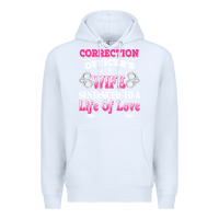 White correction officers wife sentenced to a life of love Premium Hoodie - linhVisuals