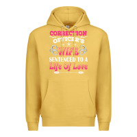 Antique Gold correction officers wife sentenced to a life of love Premium Hoodie - linhVisuals