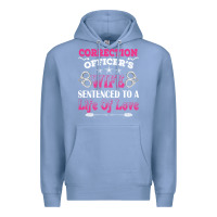 Colony Blue correction officers wife sentenced to a life of love Premium Hoodie - linhVisuals