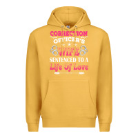 Mustard correction officers wife sentenced to a life of love Premium Hoodie - linhVisuals