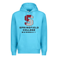 Ocean Blue springfield college Premium Hoodie - linhVisuals