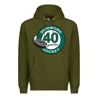 Army Green skidmore+anniversary Premium Hoodie - linhVisuals