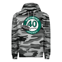 Slate Camo skidmore+anniversary Premium Hoodie - linhVisuals