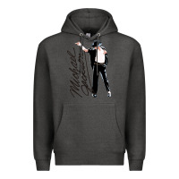 Charcoal Heather Michael Jackson Premium Hoodie - linhVisuals