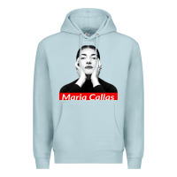 Blue Mist Maria Callas Premium Hoodie - linhVisuals