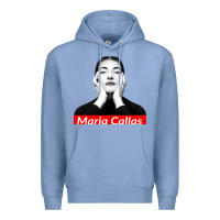 Colony Blue Maria Callas Premium Hoodie - linhVisuals