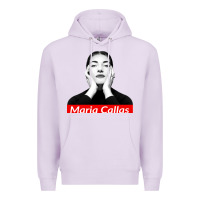 Lilac Maria Callas Premium Hoodie - linhVisuals