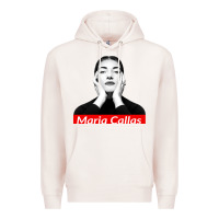 Pale Pink Maria Callas Premium Hoodie - linhVisuals