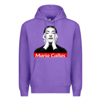 Purple Maria Callas Premium Hoodie - linhVisuals