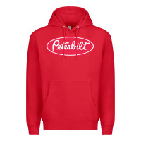 Red Peterbilt Premium Hoodie - linhVisuals